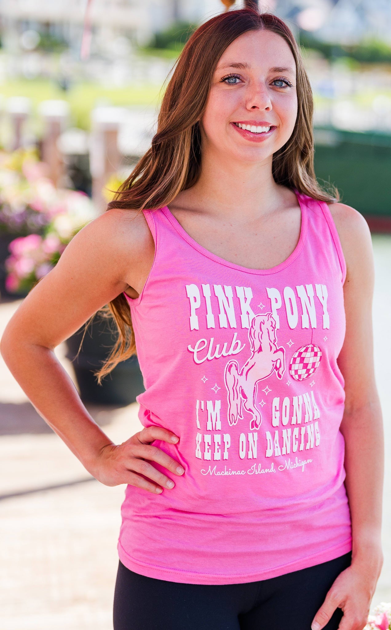 Women's Pink Pony Club Graphic Tank Top